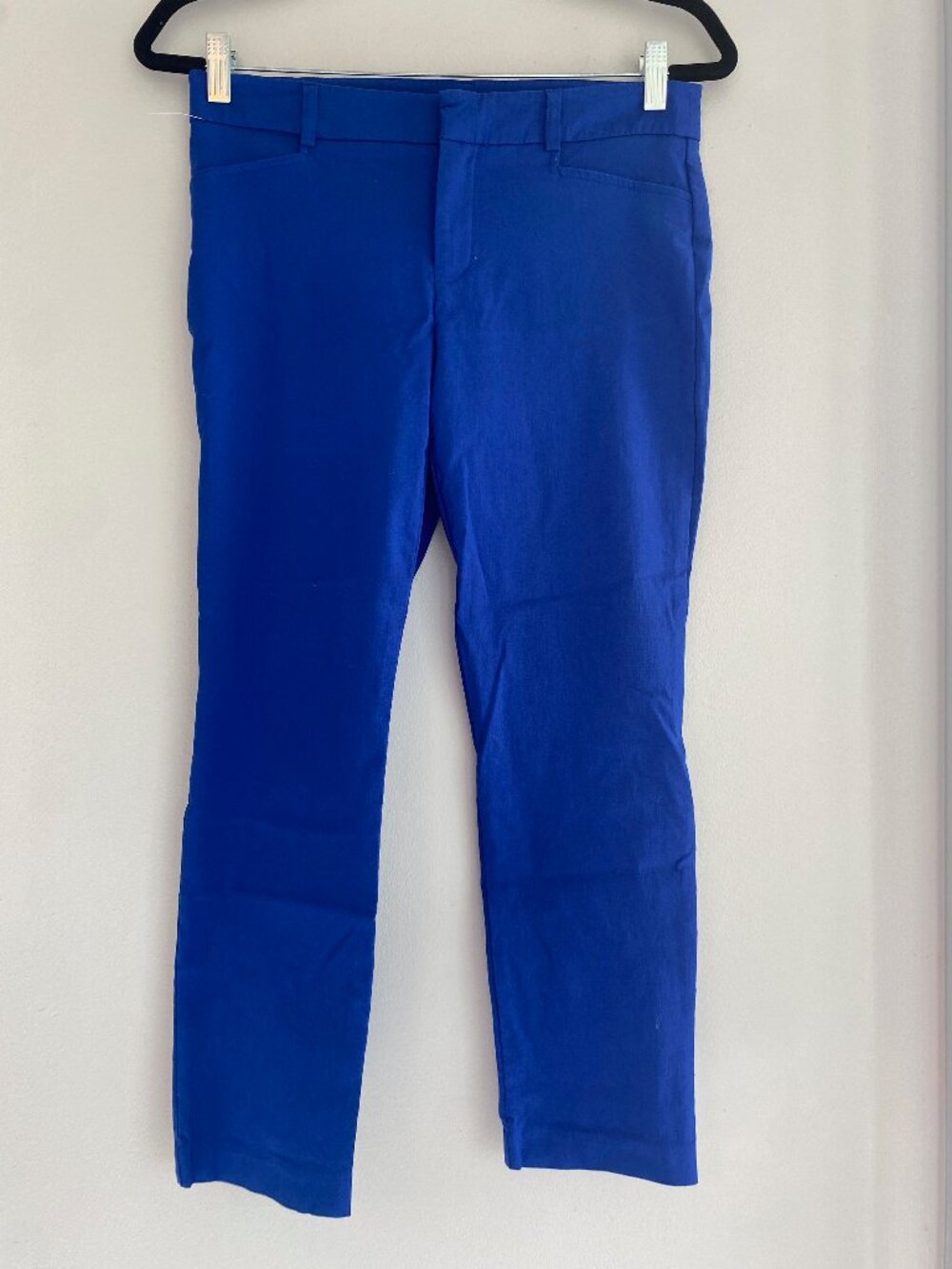 AGB Petite Royal Blue Stretch Straight Leg Dress Pants